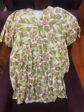 Vestido Verano Manga Corta Talla M