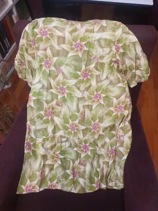 Vestido Verano Manga Corta Talla M