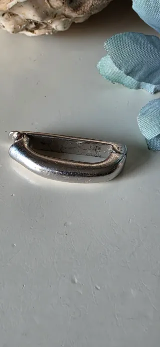 Sujeta pañuelo plata