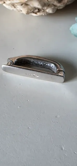 Sujeta pañuelo plata