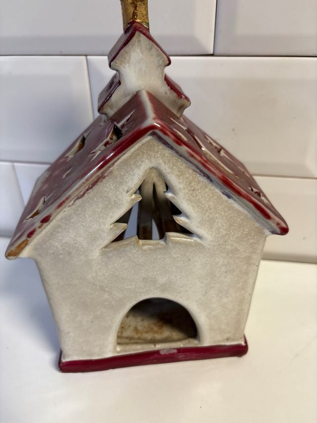 Belen de Navidad,lámpara de velas