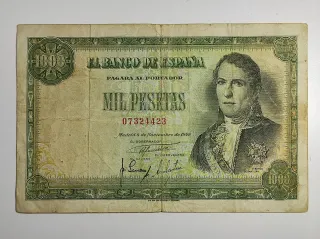 Billete 1000 pesetas Banco de España 1949