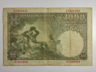 Billete 1000 pesetas Banco de España 1949