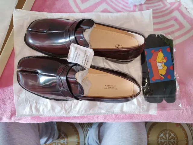 Mocasines Tabi Cuero Vaca