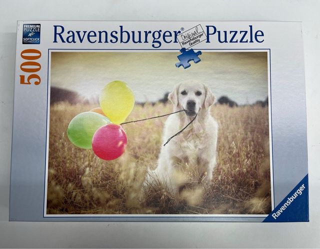 Puzzle Ravensburger 500 piezas perro y globos