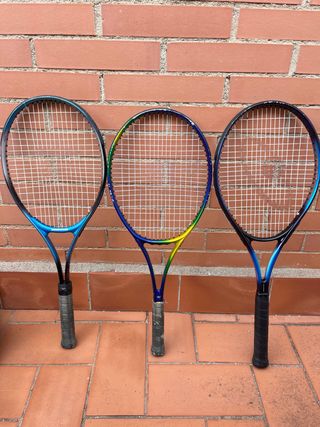 Lote 3 raquetas de tenis