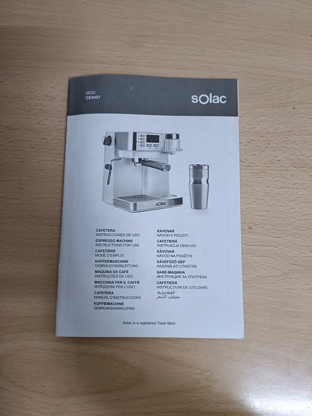 Cafetera Expresso Solac CE4497 Multi Stillo