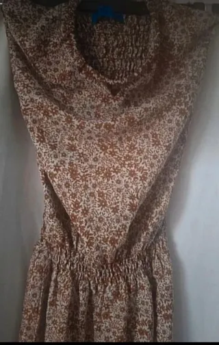 Mono largo seda estampado