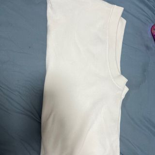 Chaleco Pull&Bear blanco talla S