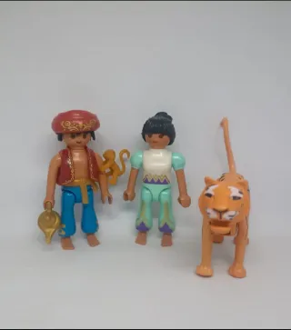 Playmobil Aladín y Jazmín con tigre
