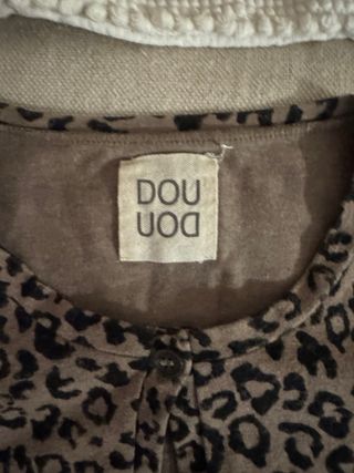 Cardigan Doudou fantasia leopardata