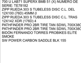 Bicicleta LAB71 SUPERX BMB 51 cannondale Gravel 