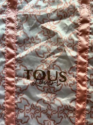 Bolsa Tous Nueva Seda Rosa y Blanca