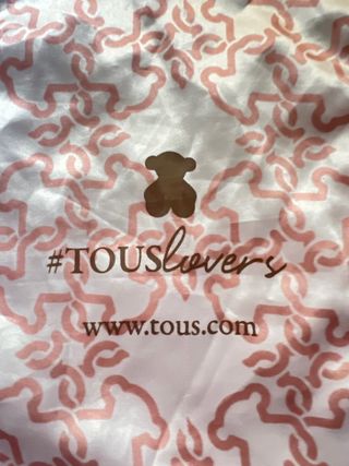 Bolsa Tous Nueva Seda Rosa y Blanca