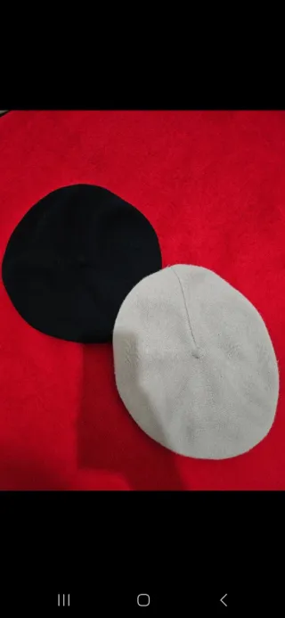 Basco donna nero e grigio