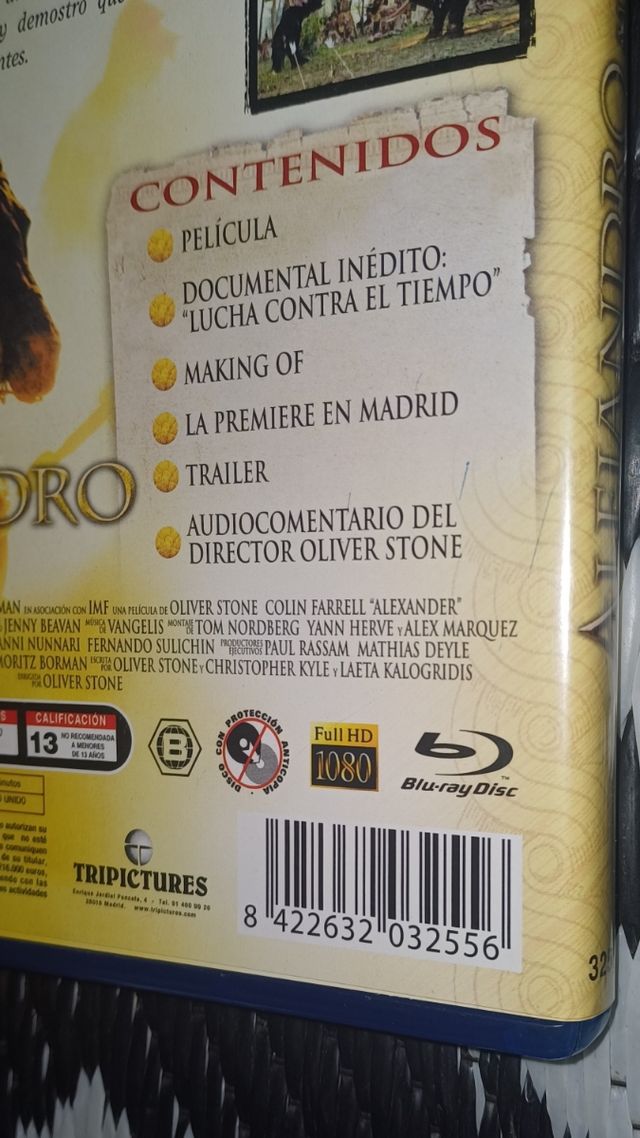 ALEJANDRO MAGNO SUPER BLU RAY FUORI PRODUZIONE