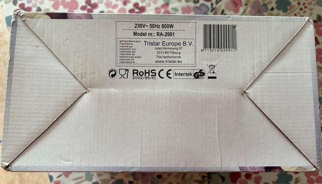 Plancha Gourmet Tristar 6 personas. Nuevo sin uso.