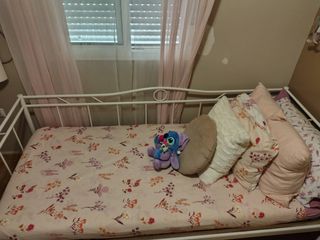 2 UNIDADES Estructura Cama + Canapé + Colchón