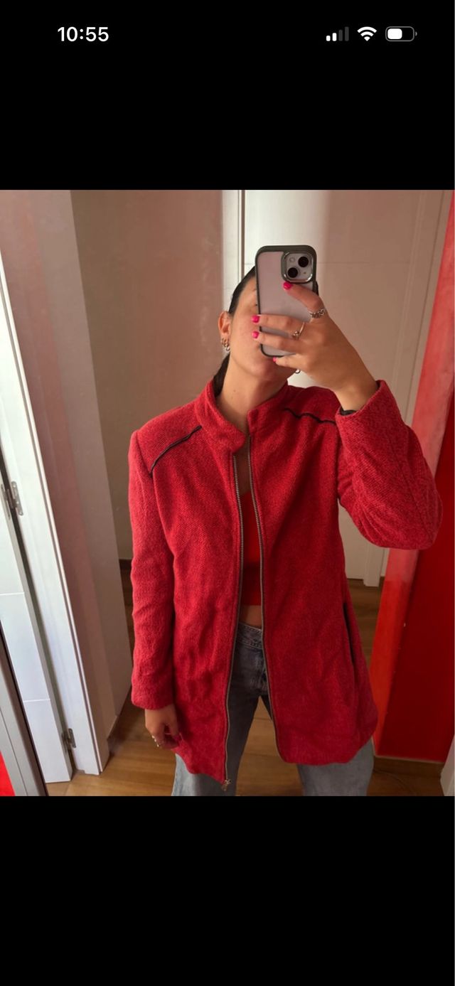 Parka Roja Mujer