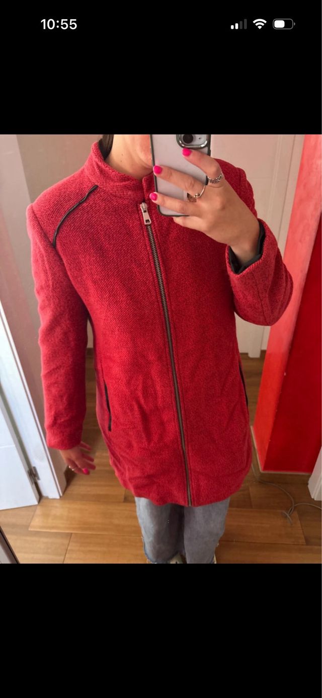 Parka Roja Mujer