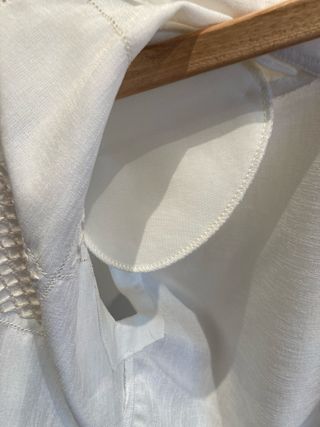 Camisa blanca mujer sin mangas