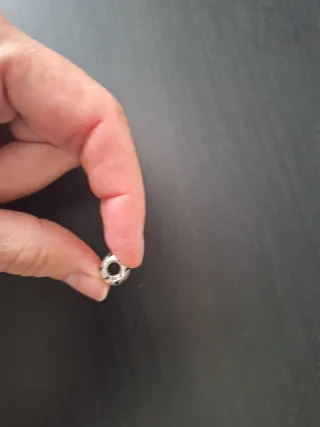 Pandora Charm Corazón Rosa y Plata