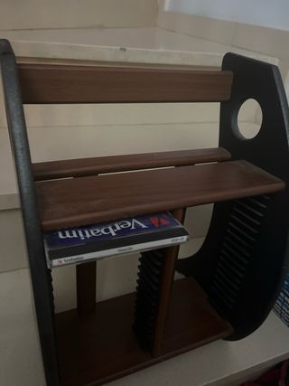 Mueble para CDs de madera