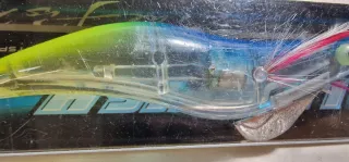 Señuelo pesca calamar transparente
