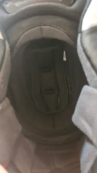 Casco Moto HJC Negro, verde y amarillo.