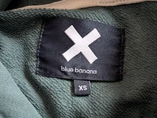Sudadera Blue Banana Azul/Verde