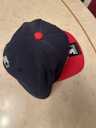 Gorra Starter Negra y Roja Faded