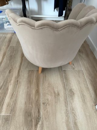 Sillón terciopelo SKLUM beige