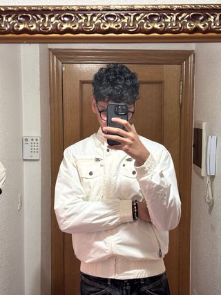 Cortavientos blanco