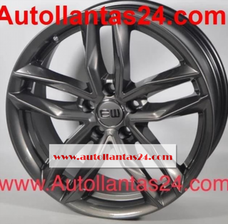Juego 4 llantas para audi roseau sntracita