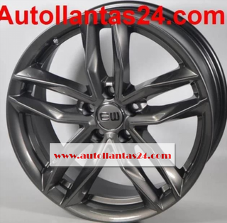 Juego 4 llantas para audi roseau sntracita