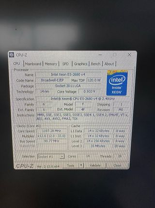 Workstation Xeon 14 Cores 32GB RAM con GPU