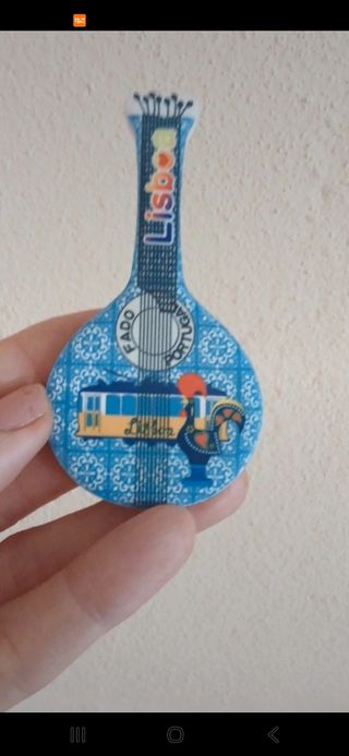 Imán de cerámica Fado Lisboa Portugal