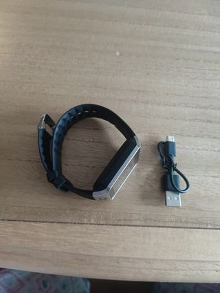 Reloj Inteligente Plata y Negro