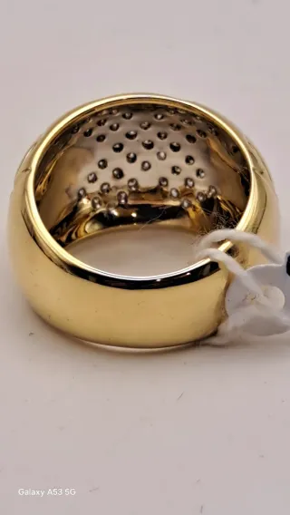 Anillo Oro 18K con Diamantes