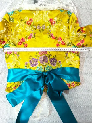 Traje de Fallera mostaza niña 10-12 años