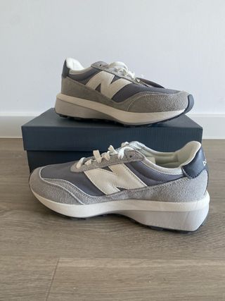 Zapatillas New Balance Hombre Gris/Blanco,