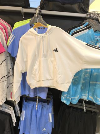 Sudadera crop Adidas mujer