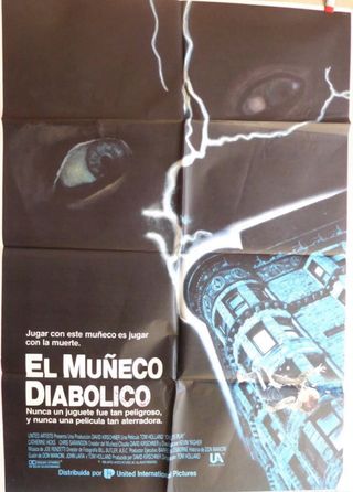 Cartel Cine El Muñeco Diabólico