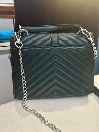 Bolso YSL Verde Chevron