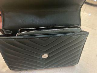 Bolso YSL Verde Chevron