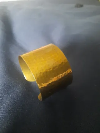 Braccialetto Marocchino Dorato Martellato