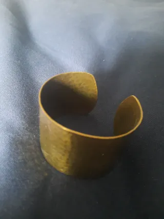 Braccialetto Marocchino Dorato Martellato