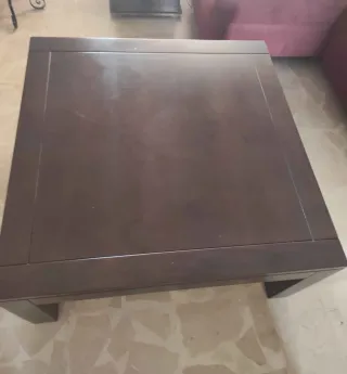 Mesa de centro de madera maciza