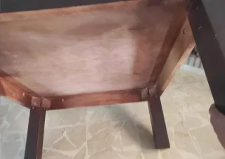 Mesa de centro de madera maciza
