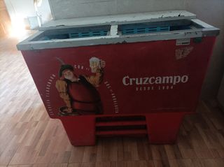 Botellero Cruzcampo Rojo